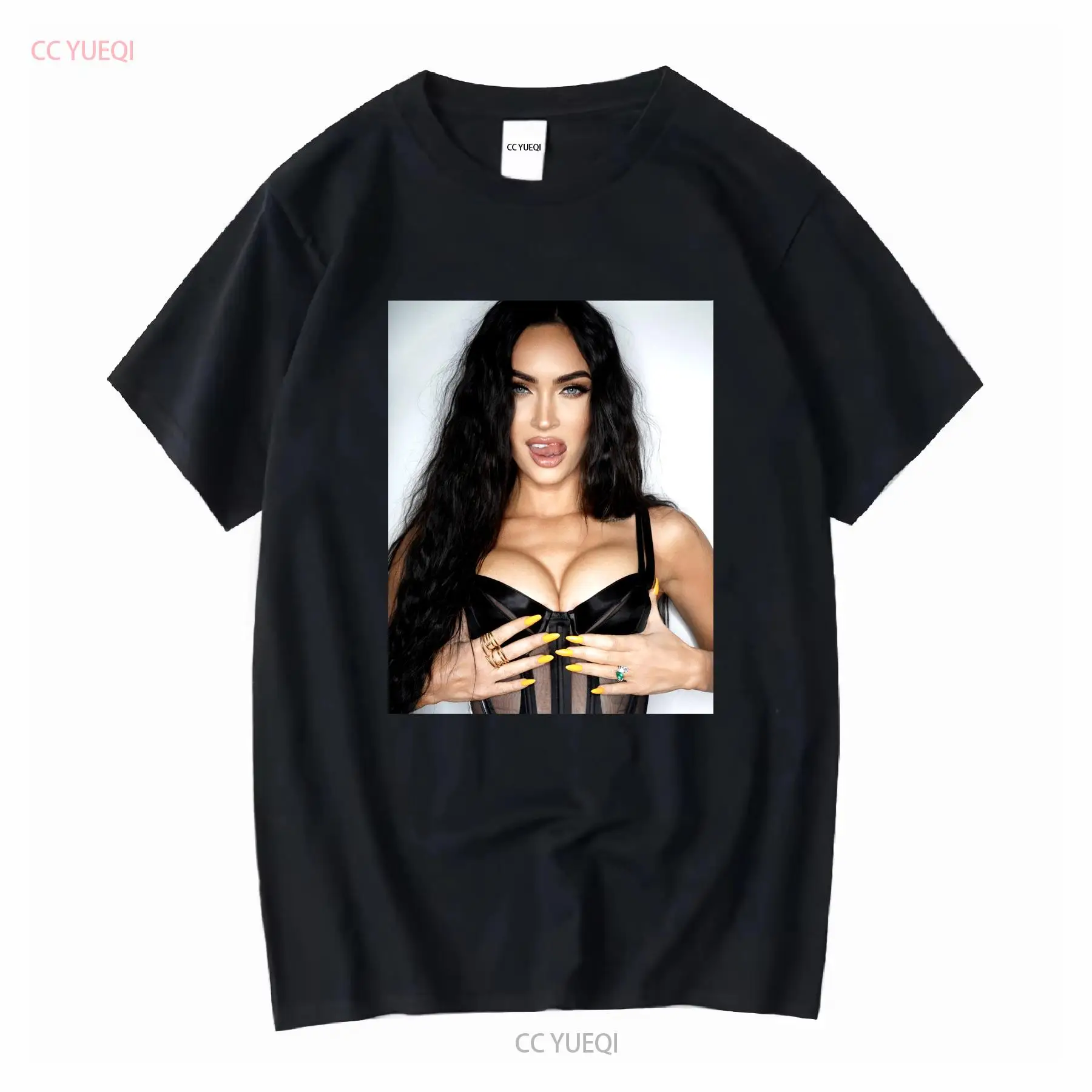 Poster Men Fashion - Megan fox t camisa cartaz mangas