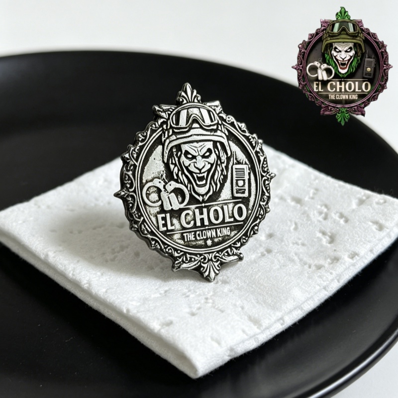Men'S Fashion With Hat - Broche Personalizado com Logotipo de Palhaço,