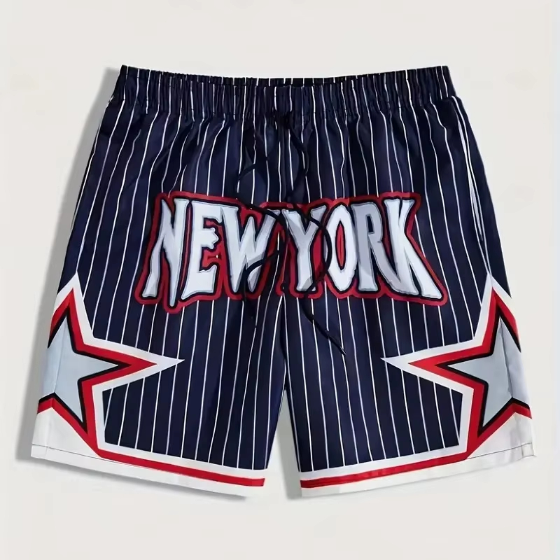 Men'S Fashion New York - Shorts de Verão Masculinos Nova York