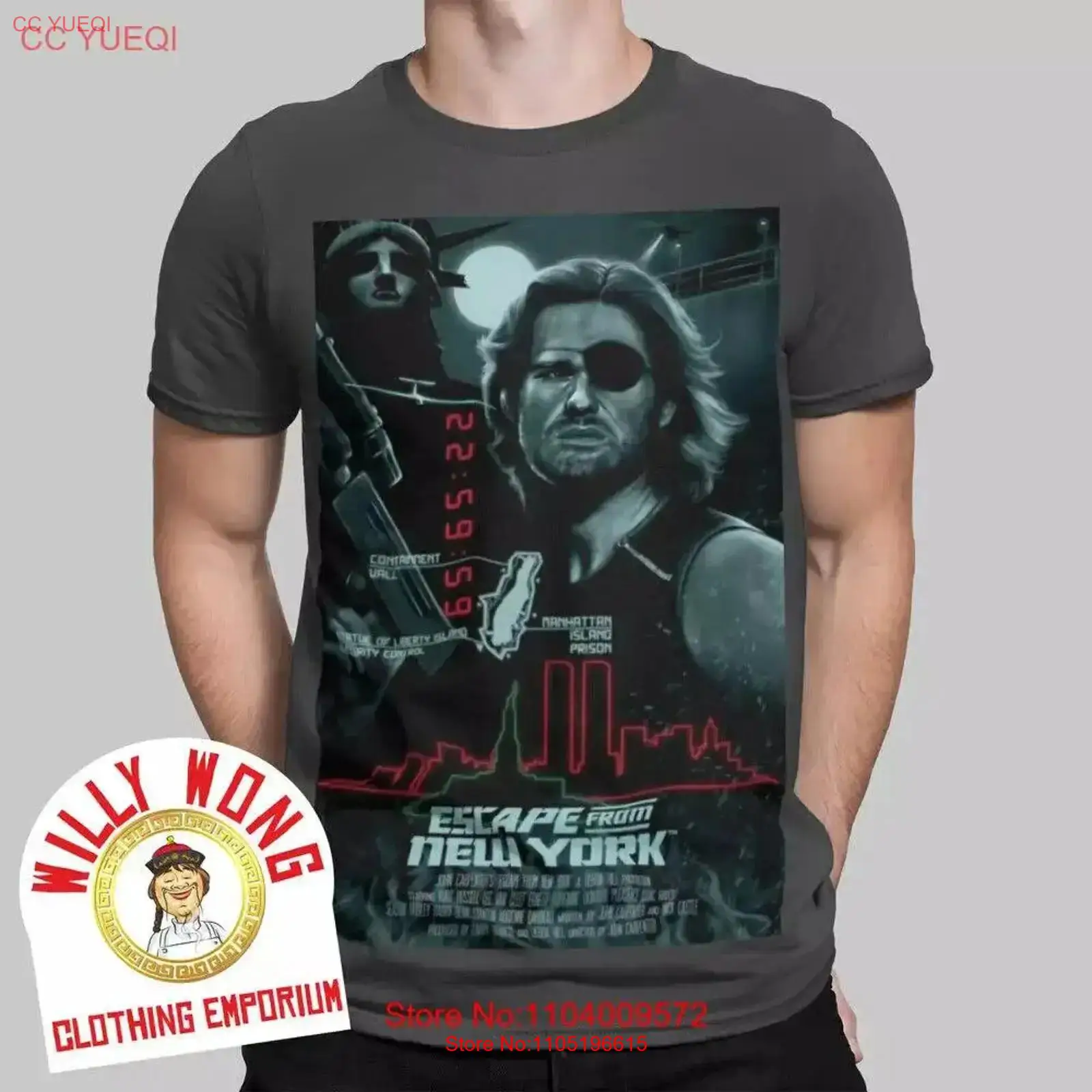 Poster Men Fashion - Fuga de nova york t camisa