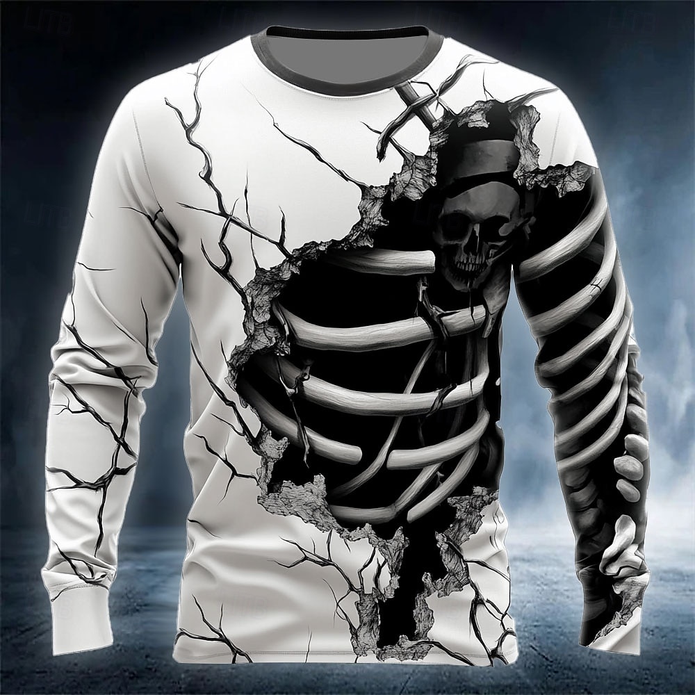 Mens Fashion Clothes - Camiseta Masculina Engraçada com Estampa de