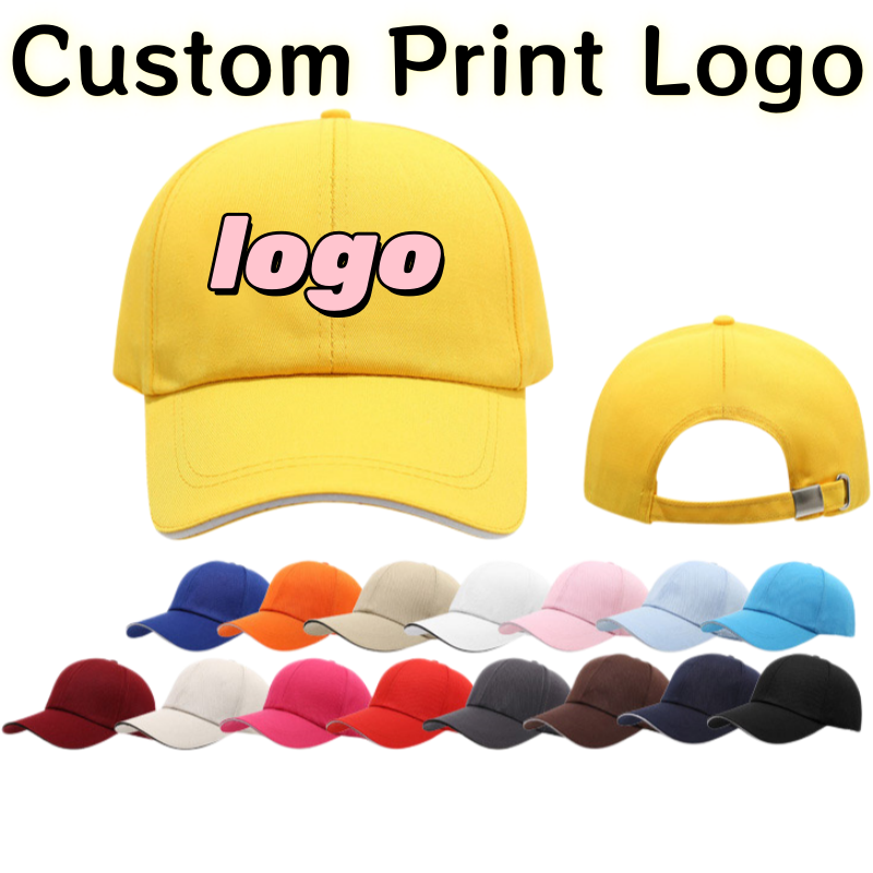 Men'S Fashion With Hat - Boné de beisebol diagonal de seis