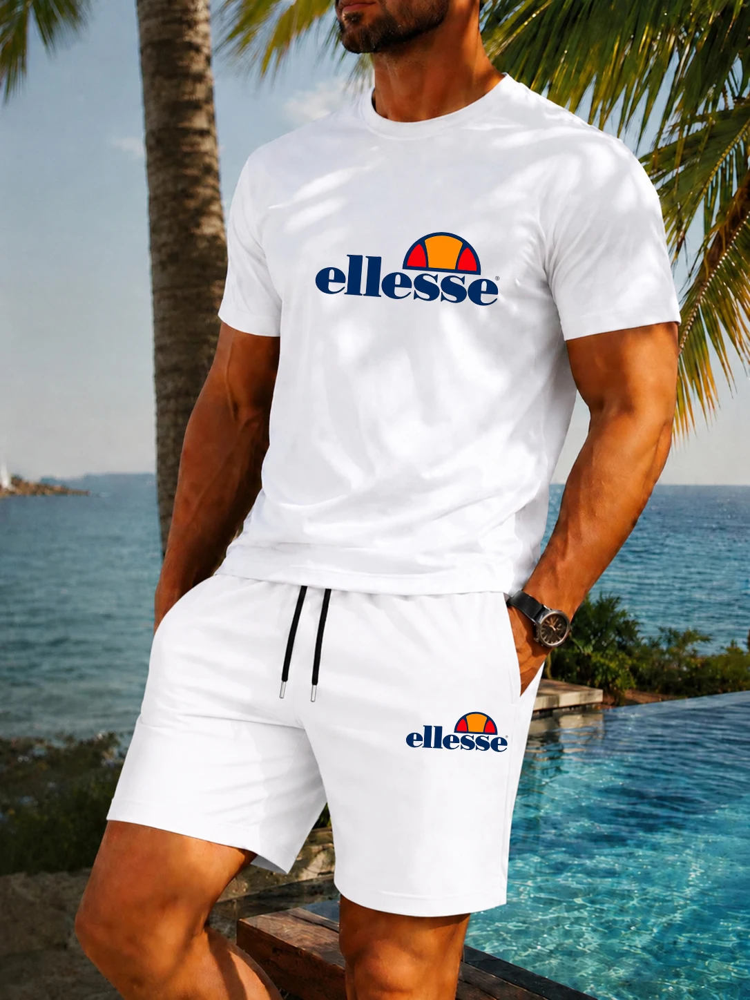Novo Conjunto de Verão Casual  - Men'S Fashion Videos avaliação e preço