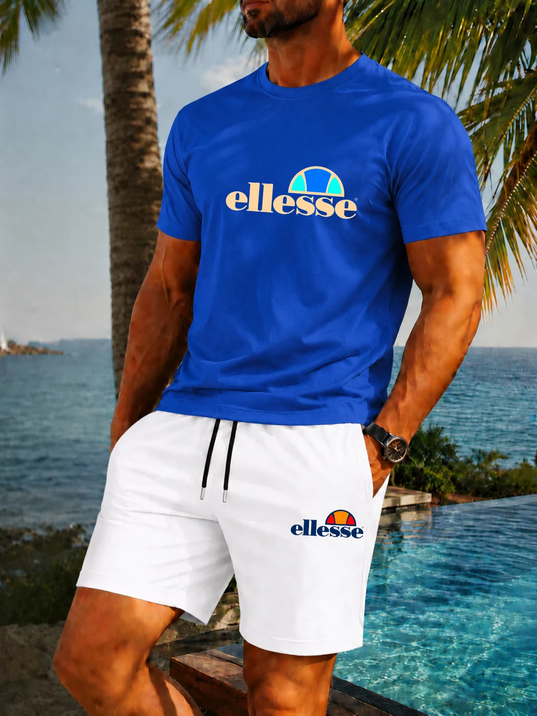 Novo Conjunto de Verão Casual  - Men'S Fashion Videos avaliação e preço