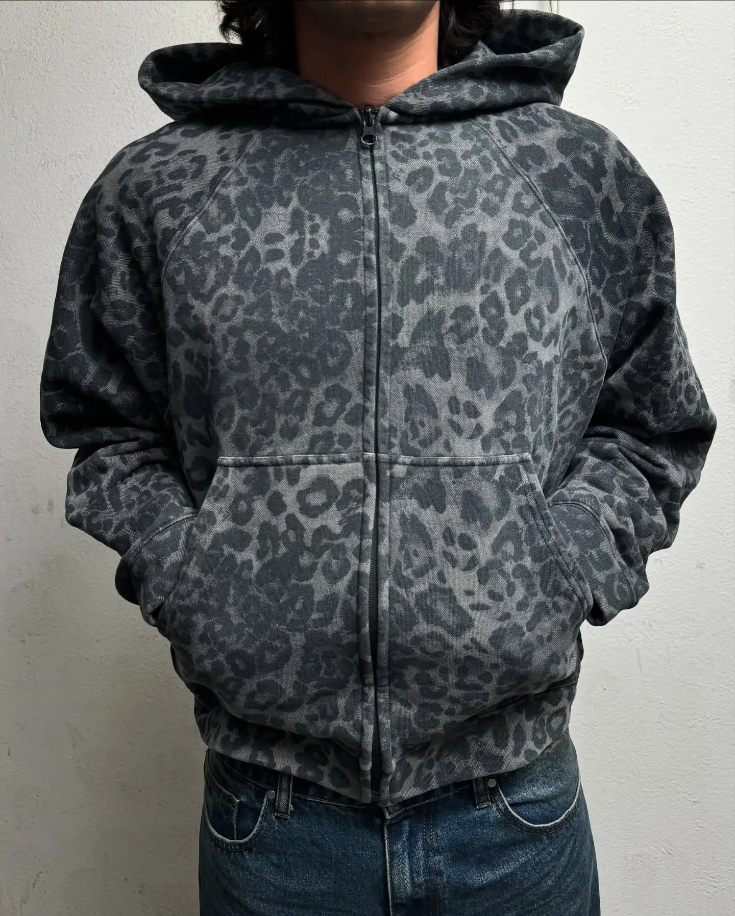 Moletom com Zíper Estampado de - Mens Fashion Zip Up Hoodies avaliação e preço
