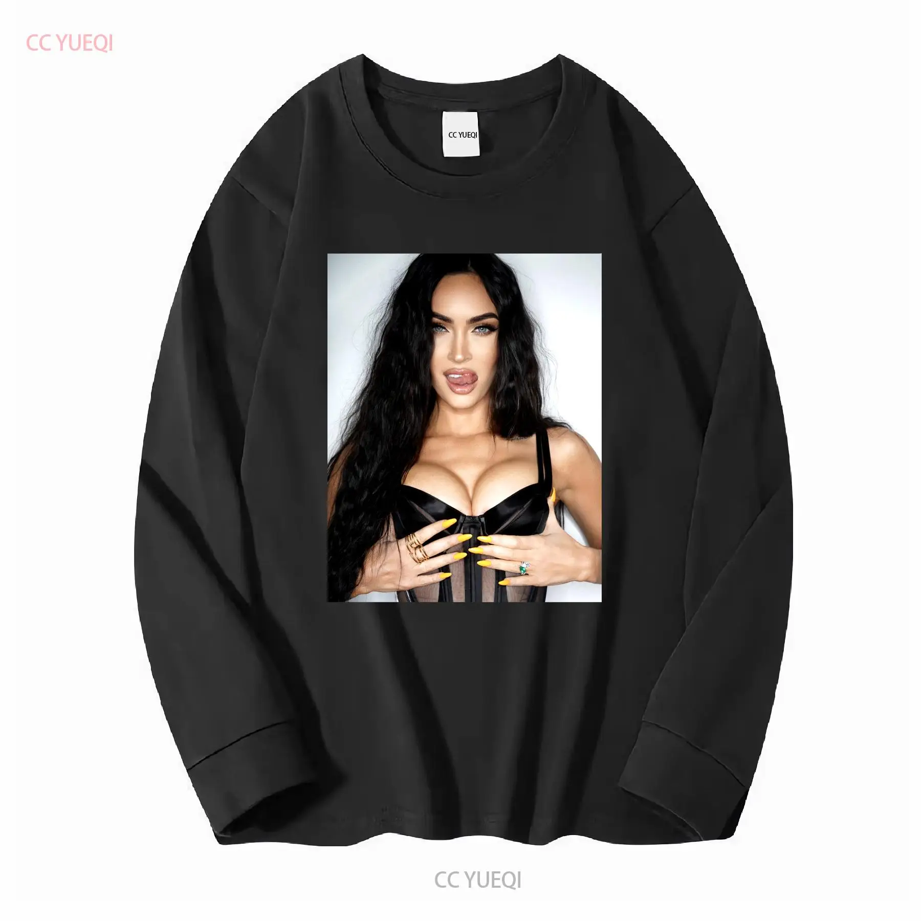 Megan fox t camisa cartaz mang - Poster Men Fashion avaliação e preço