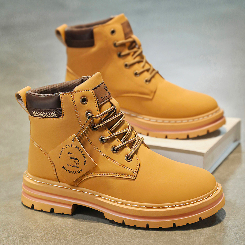Clássico masculino botas de ca - Mens Fashion Trainers avaliação e preço