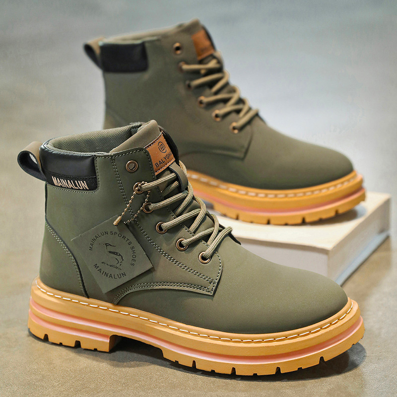 Clássico masculino botas de ca - Mens Fashion Trainers avaliação e preço