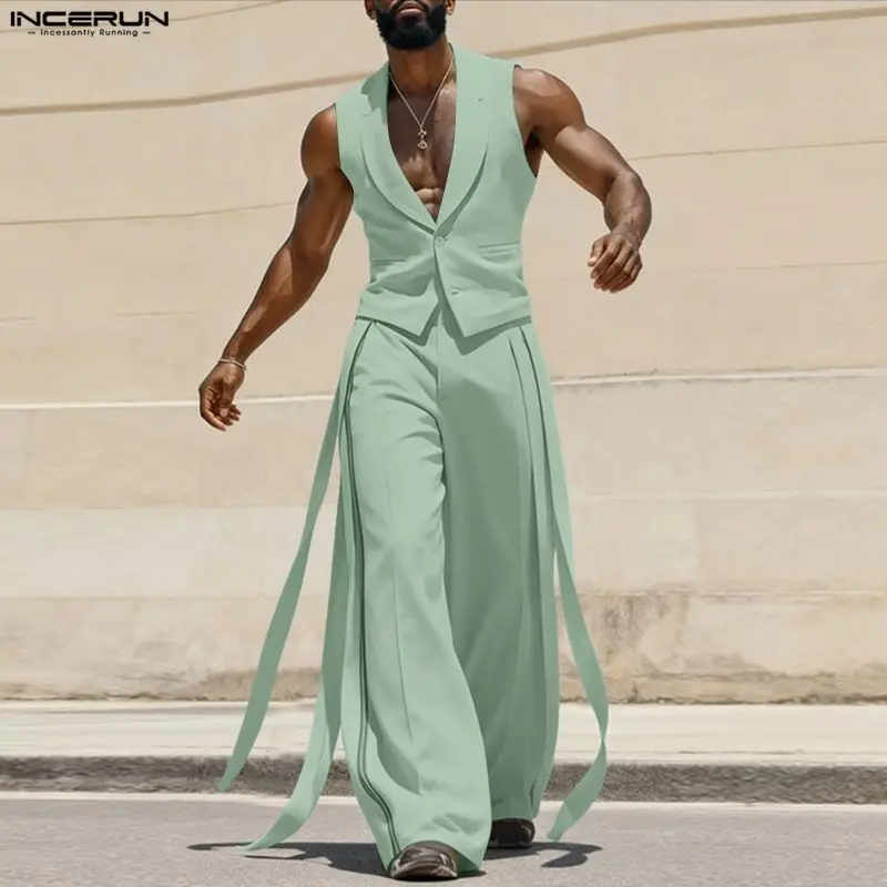 Conjuntos Masculinos INCERUN:  - Mens Fashion Summer avaliação e preço