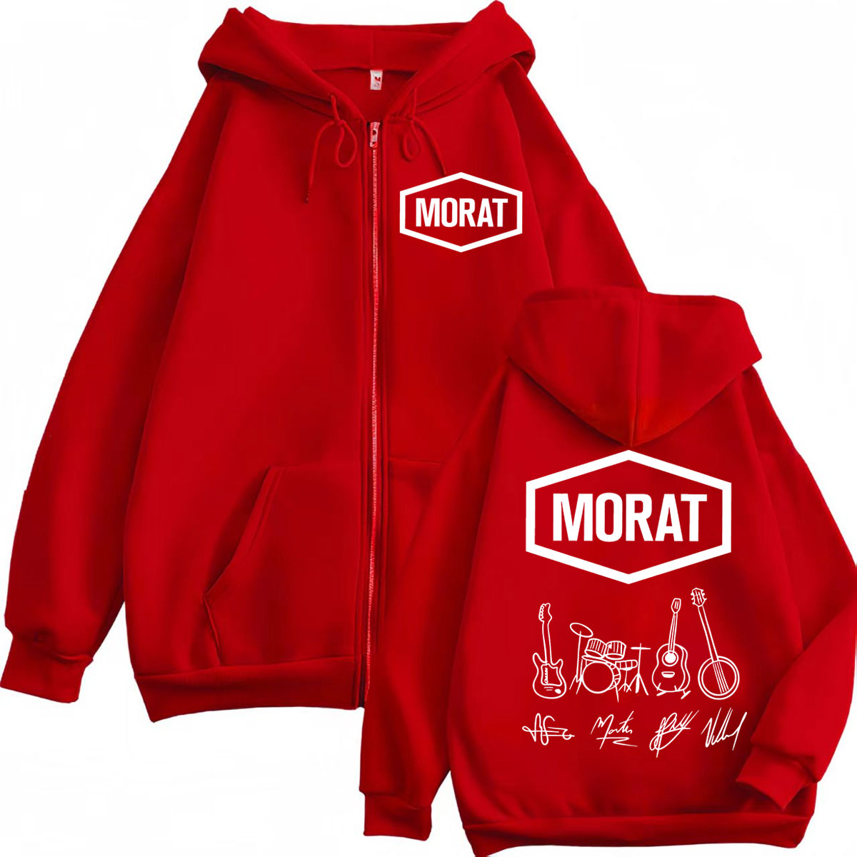 Morat colômbia banda merch zíp - Mens Fashion Zip Up Hoodies avaliação e preço