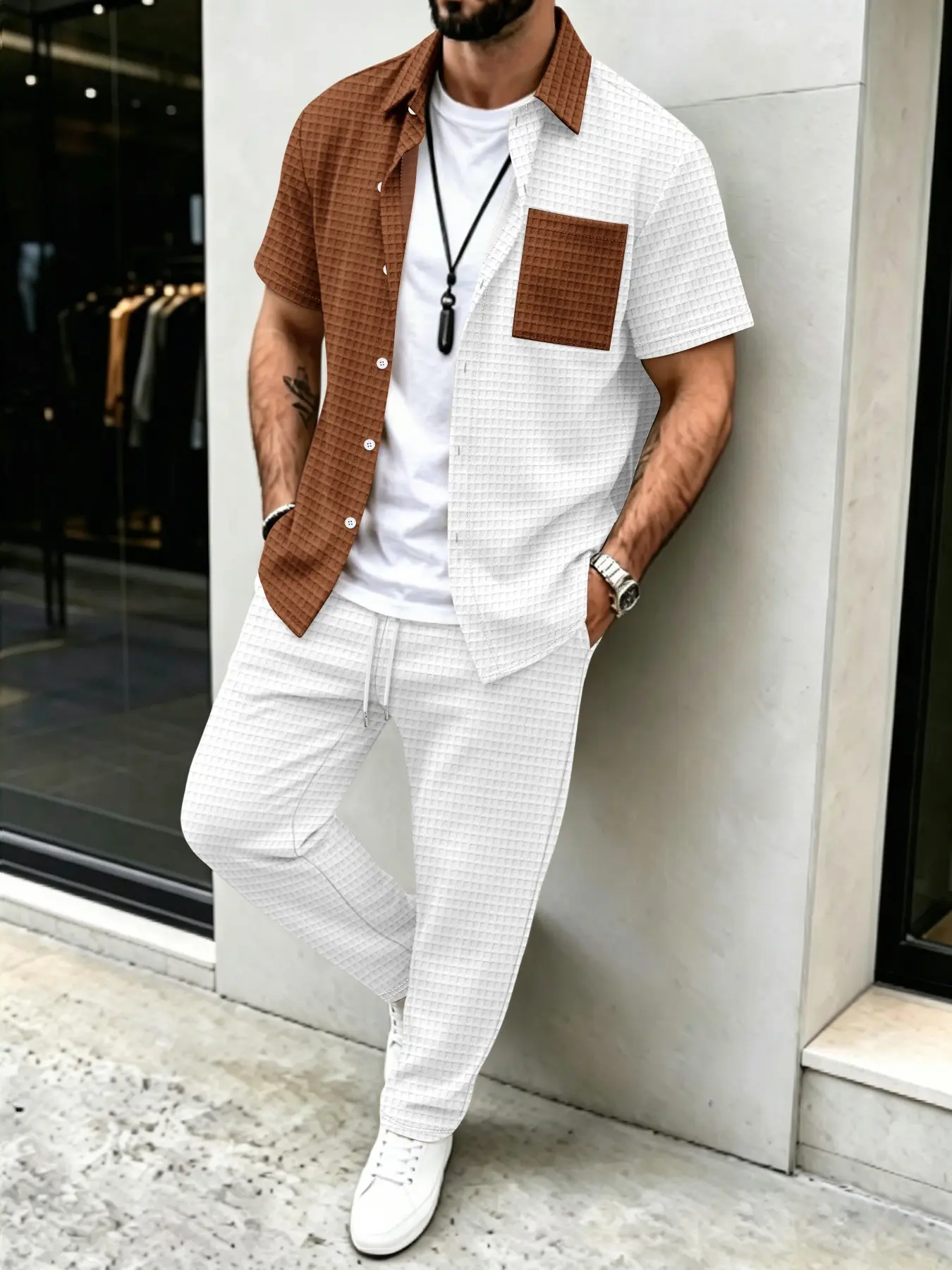 Conjunto Masculino Casual com  - Mens Fashion Clothes avaliação e preço