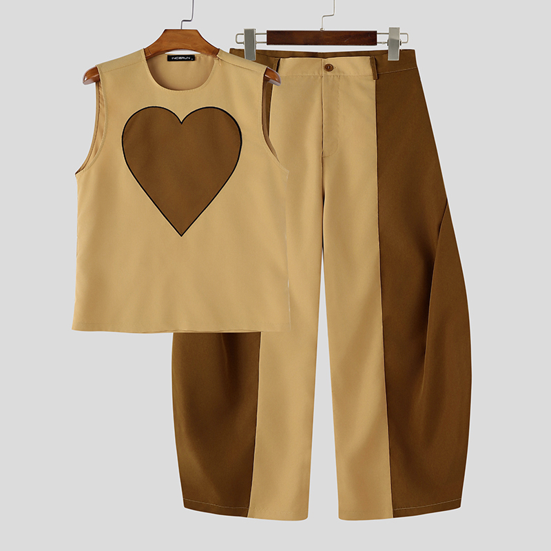 Conjuntos Masculinos INCERUN:  - Mens Fashion Summer avaliação e preço