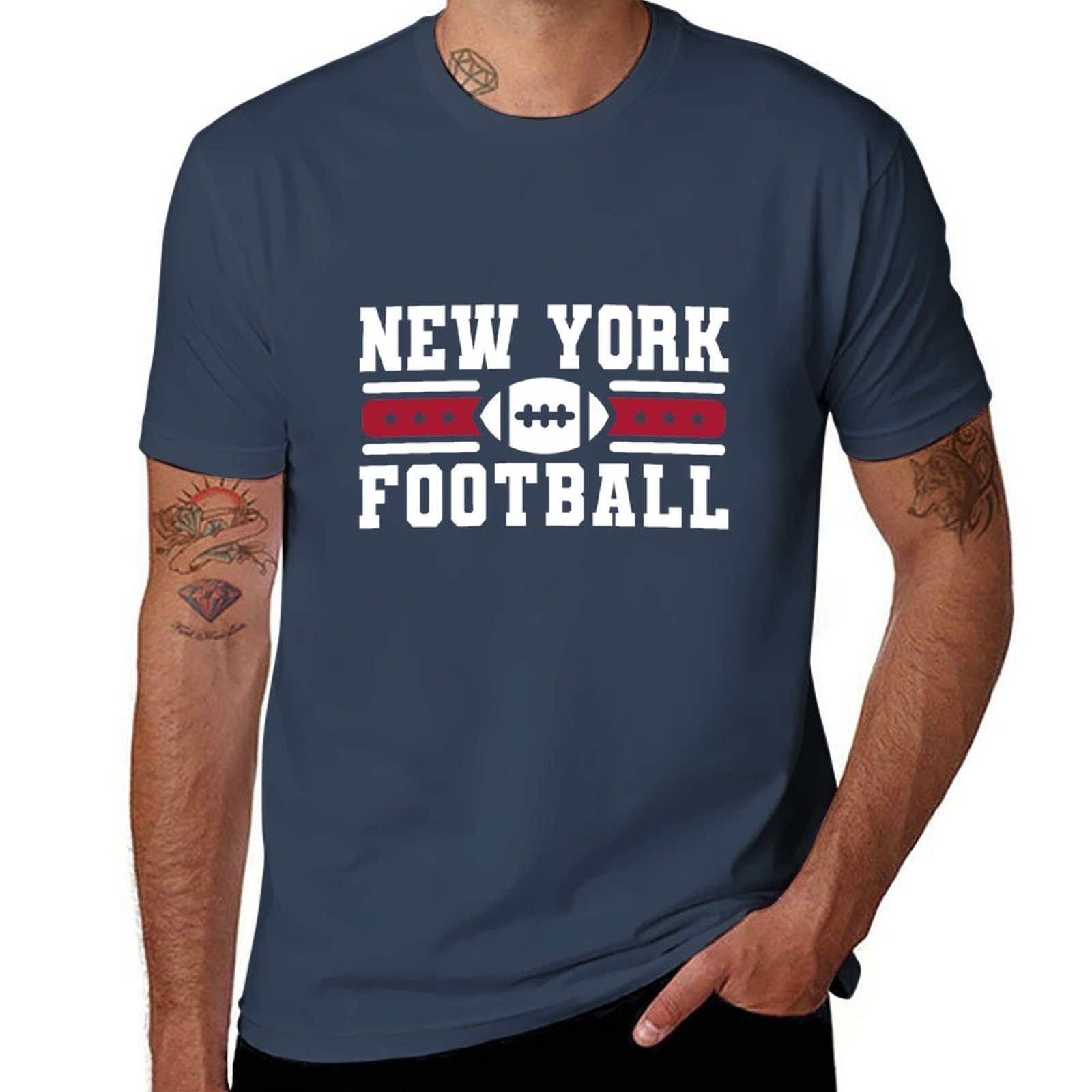 Camiseta masculina da equipe d - Men'S Fashion New York avaliação e preço