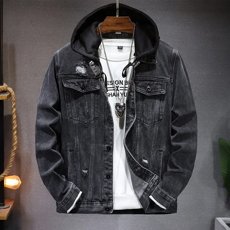 Pop primavera outono nova moda - Men'S Fashion Grey Jeans avaliação e preço