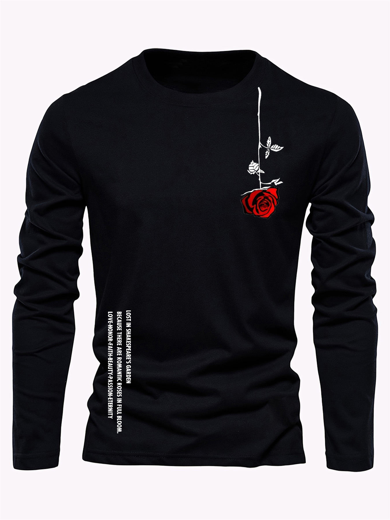 100% algodão puro masculino ma - Men'S Fashion T Shirts avaliação e preço