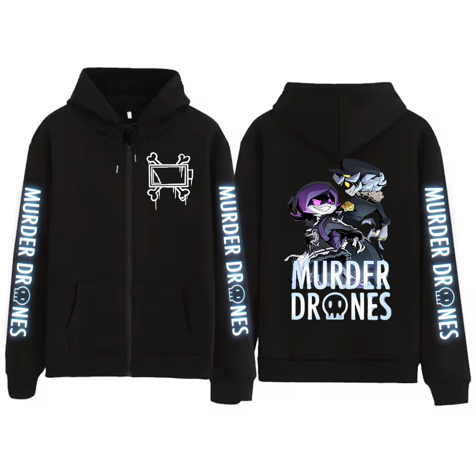 Murder Drones Graphic Zipper H - Mens Fashion Zip Up Hoodies avaliação e preço