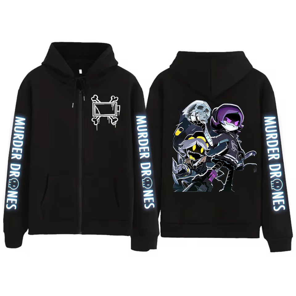 Murder Drones Graphic Zipper H - Mens Fashion Zip Up Hoodies avaliação e preço