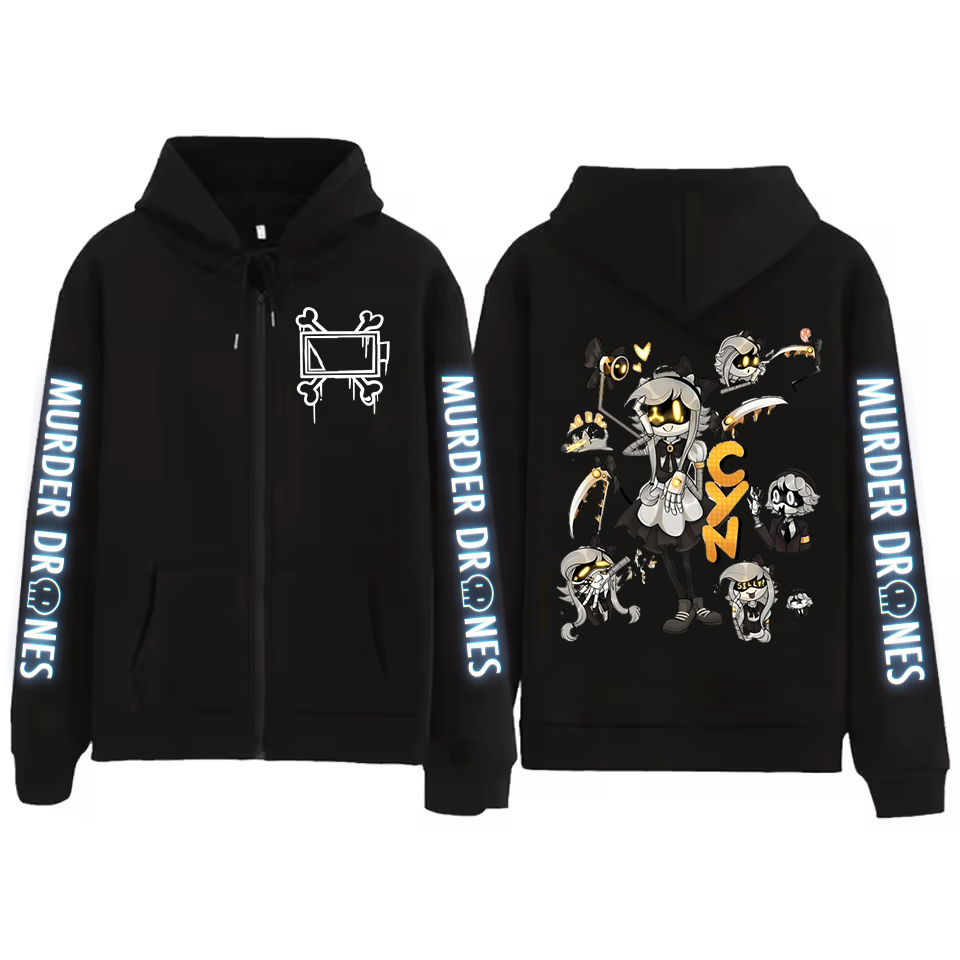 Murder Drones Graphic Zipper H - Mens Fashion Zip Up Hoodies avaliação e preço