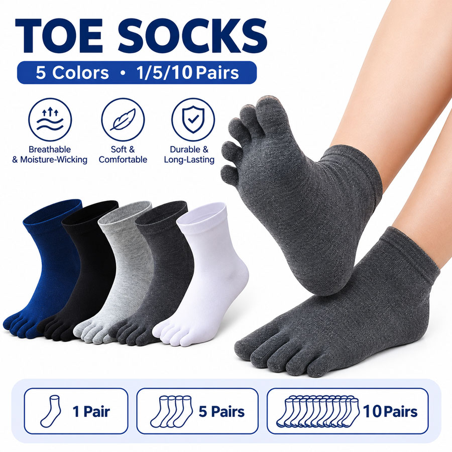 1/5/12 Pares de Meias de Algod - Socks Ankle Men avaliação e preço